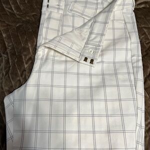 Old Navy White Plaid Pants never worn